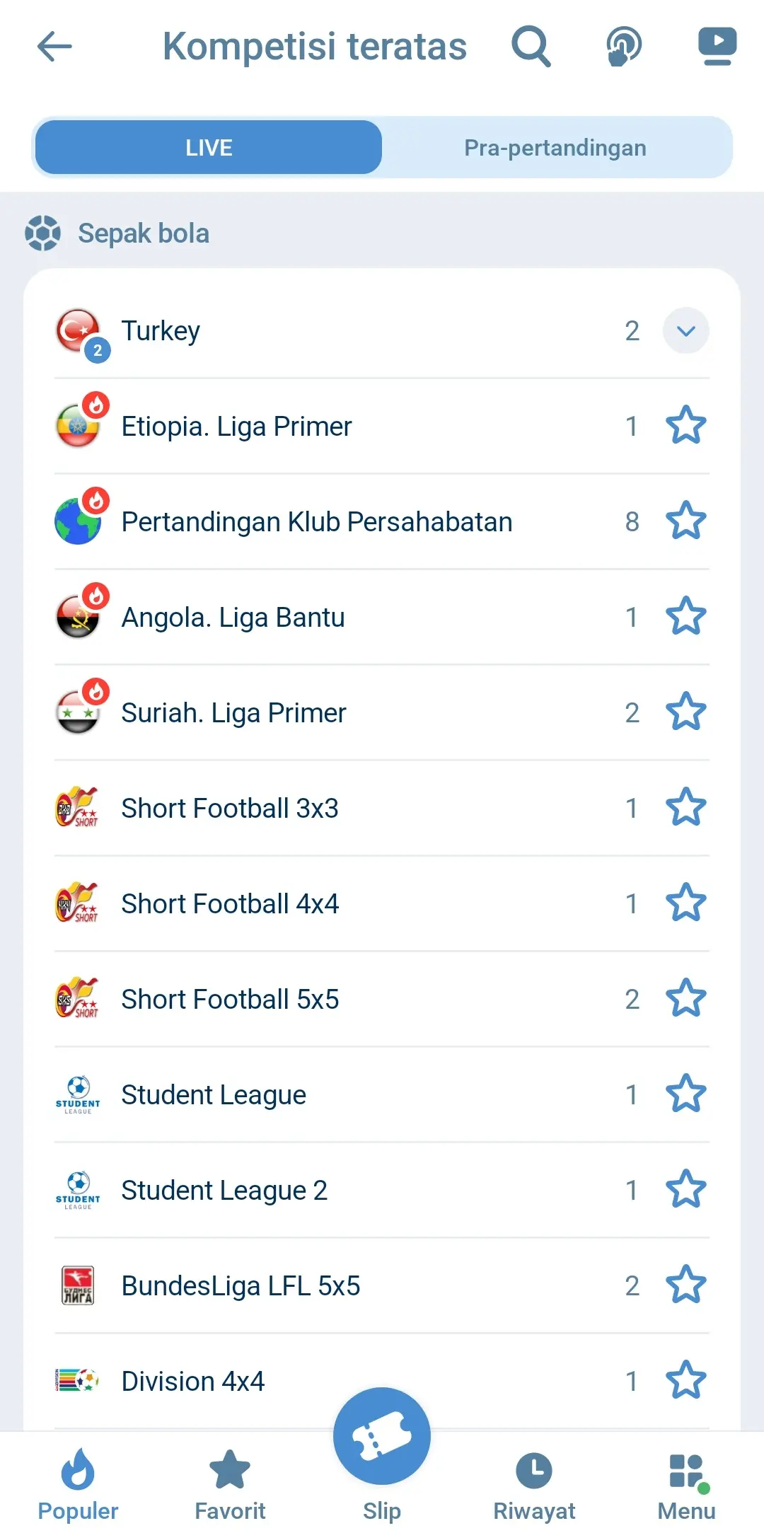 Permainan Live